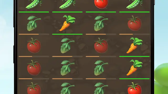 Campi coltivati con ortaggi in Farm RPG